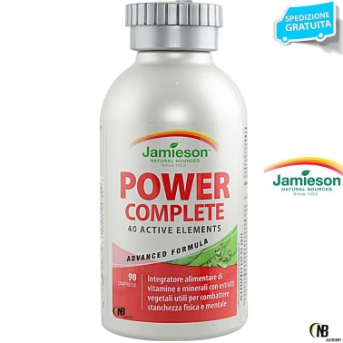 Jamieson Power Complete 90 cpr. Vitamine Minerali estratti 42 nutrienti BENESSERE-SALUTE