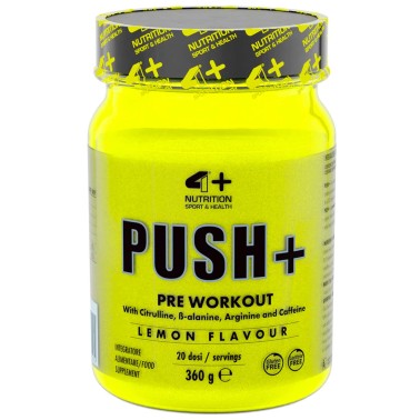 4+ Nutrition Push+ - 360 gr PRE ALLENAMENTO