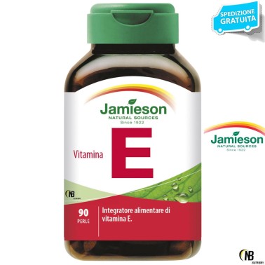 Jamieson Vitamina E 90 Perle Integratore Vitamine E Antiossidante VITAMINE