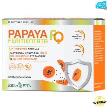 Erba Vita Papaya Fermentata FQ - 20 bustine orosolubili BENESSERE-SALUTE