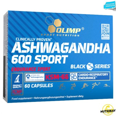 Olimp Ashwagandha 600 Sport - 60 caps BENESSERE-SALUTE