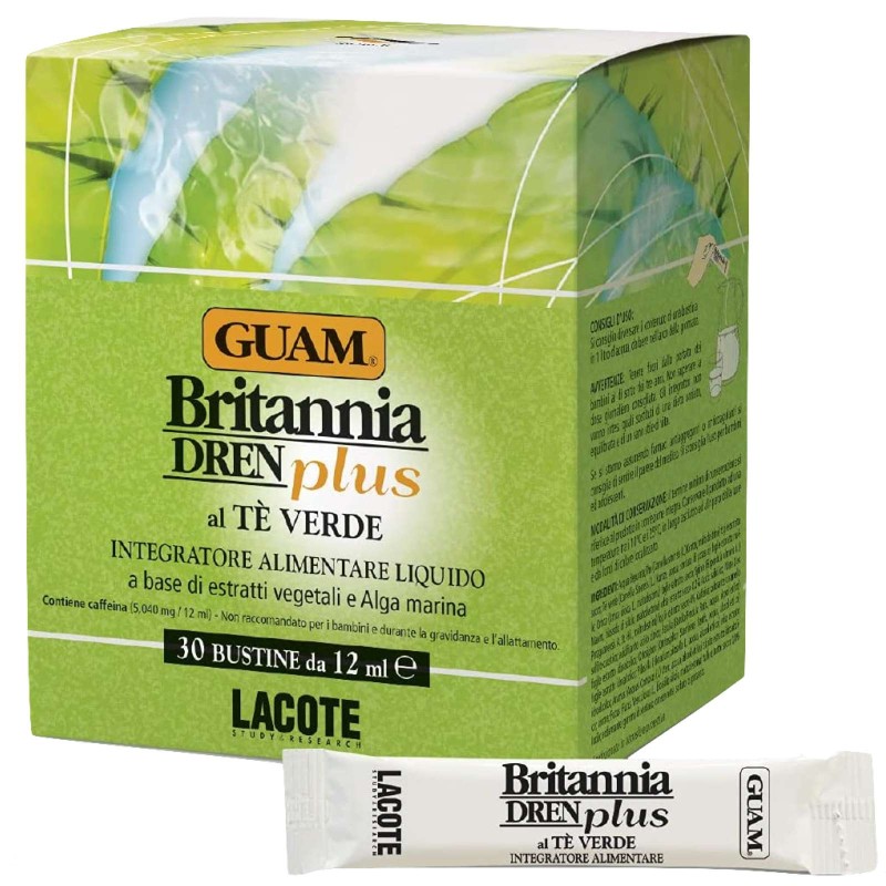 Guam Britannia Dren Plus - 30 bustine da 12 ml DRENANTI DIURETICI