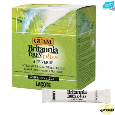 Guam Britannia Dren Plus - 30 bustine da 12 ml DRENANTI DIURETICI