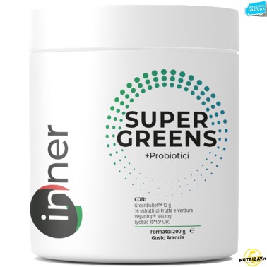 Inner Super Greens + Probiotici - 200 gr BENESSERE-SALUTE