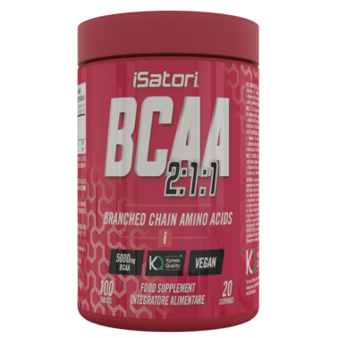 ISATORI BCAA AMINOACIDI RAMIFICATI 100 CPR.QUALITA' KYOWA con VITAMINE AMINOACIDI KYOWA