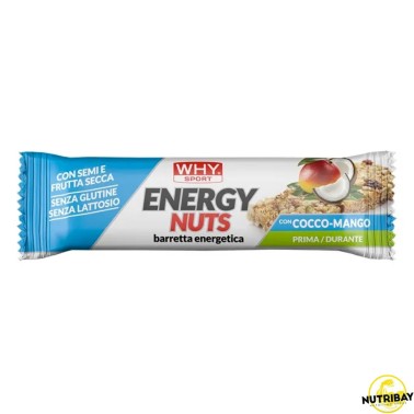 Why Sport Energy Nuts - 1 barretta da 35 gr BARRETTE ENERGETICHE