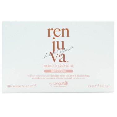 Long Life Renjuva Marine Collagen Drink - 10 flaconi da 25 ml BENESSERE ARTICOLAZIONI