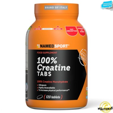 Named Sport 100% Creatine Tabs 80 mesh - 120 cpr CREATINA