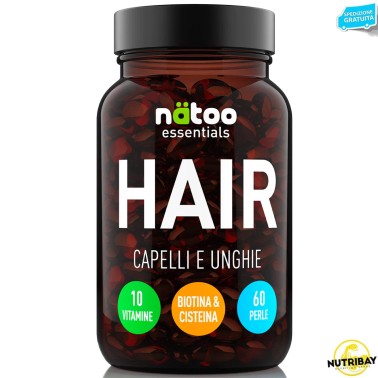 Natoo Essentials Hair - 60 perle BENESSERE-SALUTE