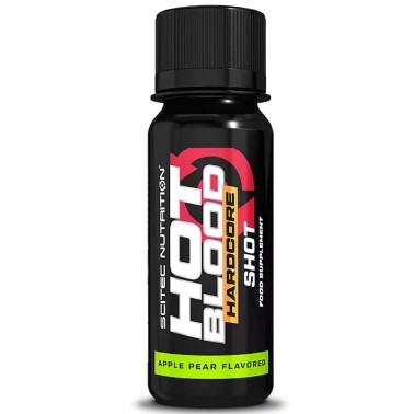 Scitec Nutrition Hot Blood Hardcore Shot - 1 fiala da 60 ml PRE ALLENAMENTO