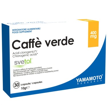 Yamamoto Research Caffè Verde - 30 caps BRUCIA GRASSI TERMOGENICI