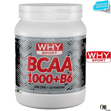Why Bcaa 1000 600 cpr Aminoacidi In Compresse + Vitamina b6 AMINOACIDI BCAA