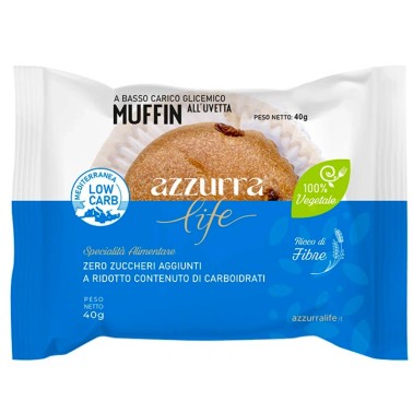 Azzurra Life Muffin - 40 gr AVENE - ALIMENTI PROTEICI