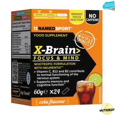 Named Sport X-Brain - 24 stick da 2,5 gr TONICI