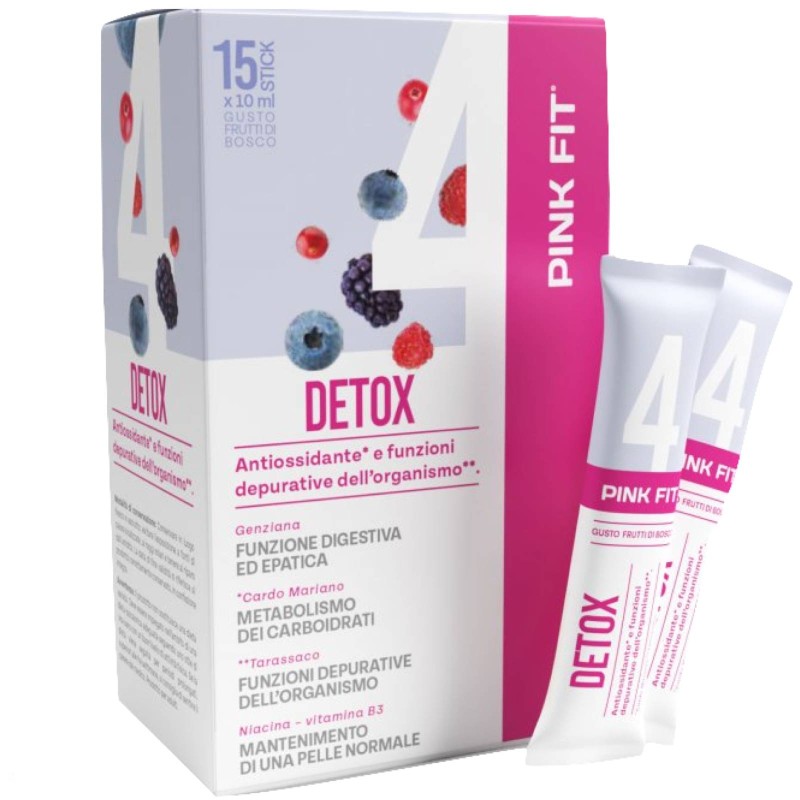 Proaction Pink Fit Detox - 15 stick da 10 ml DRENANTI DIURETICI