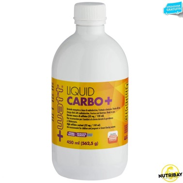 +Watt Liquid Carbo+ - 450 ml CARBOIDRATI - ENERGETICI