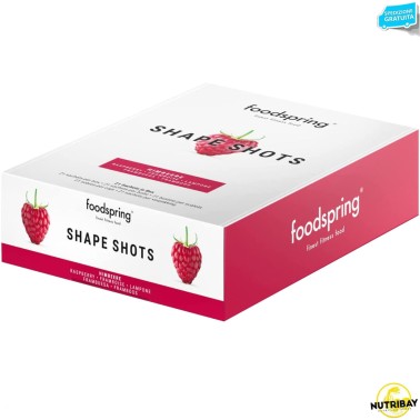 Foodspring Shape Shots - 21 bustine da 5 gr BRUCIA GRASSI TERMOGENICI