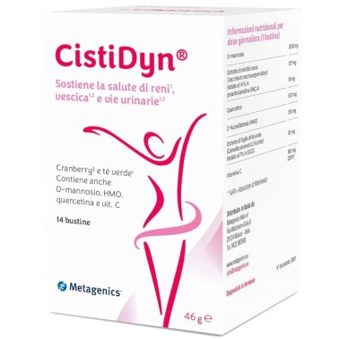 Metagenics CistiDyn - 14 bustine DRENANTI DIURETICI