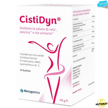 Metagenics CistiDyn - 14 bustine DRENANTI DIURETICI