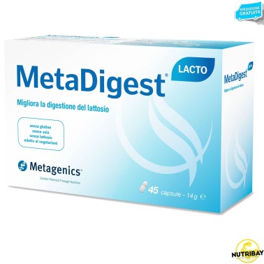 Metagenics MetaDigest Lacto - 45 caps BENESSERE-SALUTE