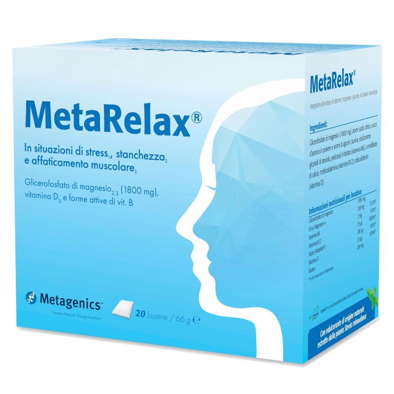 Metagenics MetaRelax - 20 bustine BENESSERE-SALUTE