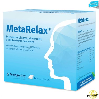 Metagenics MetaRelax - 20 bustine BENESSERE-SALUTE