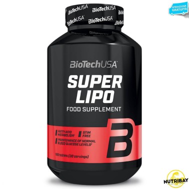 Biotech Usa Super Lipo - 120 cpr BRUCIA GRASSI TERMOGENICI