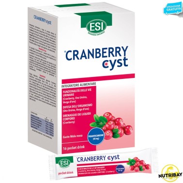 Esi Cranberry Cyst - 16 pocket drink BENESSERE-SALUTE