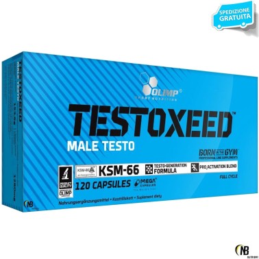 Olimp Testoxeed 120 cps Testosterone Booster con Maca Daa Fieno Greco TONICI