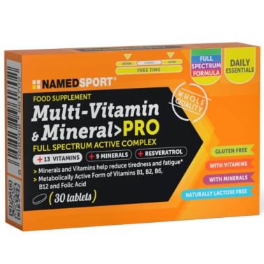 Named Sport Multi-Vitamin & Mineral Pro - 30 cpr VITAMINE