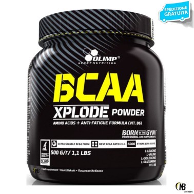 Olimp Bcaa Xplode Powder 500 gr Aminoacidi + Glutammina e Vit B6 in vendita su Nutribay.it
