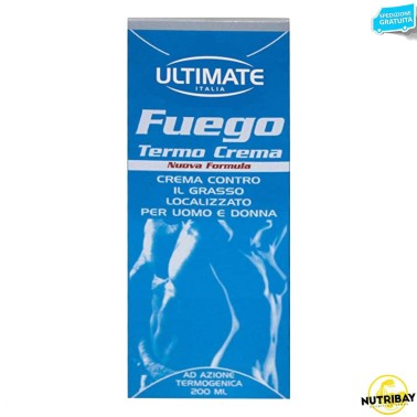 Ultimate Italia Fuego Termo Crema - 200 ml BRUCIA GRASSI TERMOGENICI