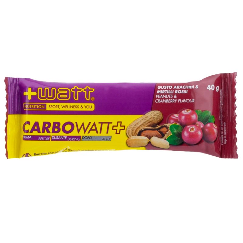 +Watt Carbowatt+ - 1 barretta da 40 gr BARRETTE ENERGETICHE