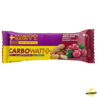 +Watt Carbowatt+ - 1 barretta da 40 gr BARRETTE ENERGETICHE