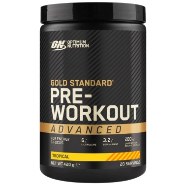 On Optimum Nutrition Gold Standard Pre-Workout Advanced - 420 gr PRE ALLENAMENTO