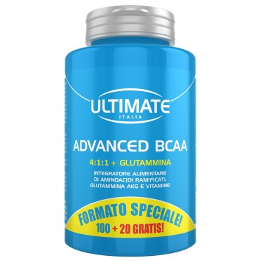 Ultimate Italia Advanced BCAA - 100+20 cpr AMINOACIDI BCAA