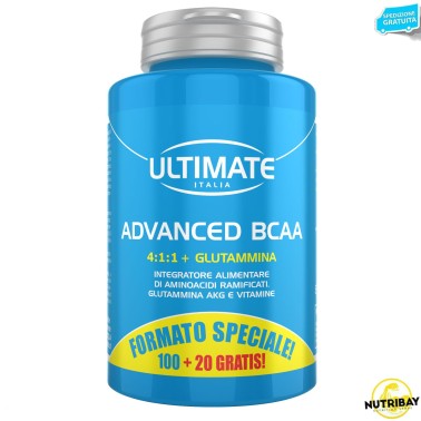 Ultimate Italia Advanced BCAA - 100+20 cpr AMINOACIDI BCAA