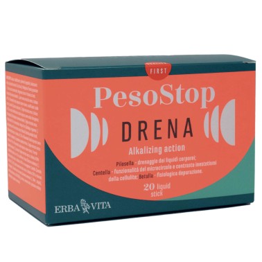 Erba Vita Peso Stop Drena - 20 liquid stick da 15 ml DRENANTI DIURETICI