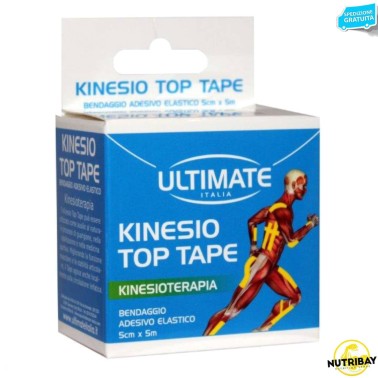 Ultimate Italia Kinesio Top Tape - 1 elastico da 5cm x 5 m ACCESSORI