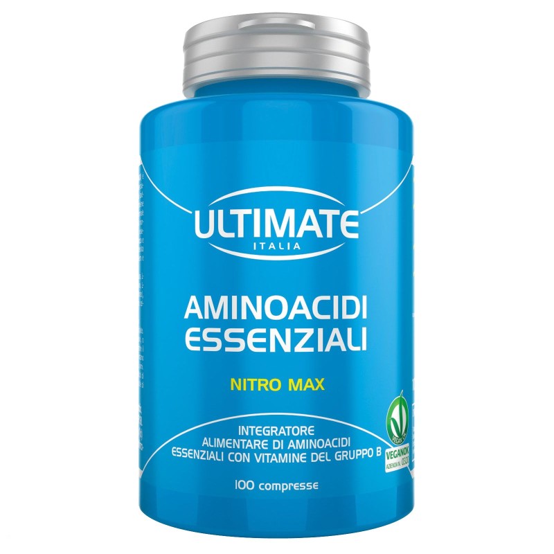 Ultimate Italia Aminoacidi Essenziali Nitro Max - 100 cpr AMINOACIDI COMPLETI / ESSENZIALI