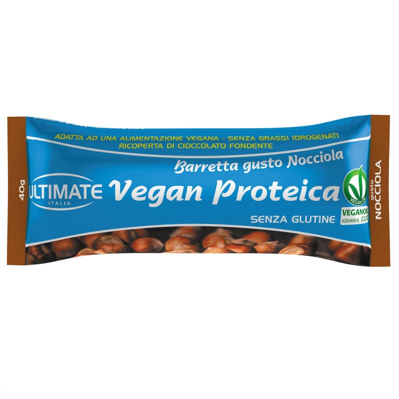 Ultimate Italia Barretta Vegan Proteica - 1 barretta da 40 gr BARRETTE ENERGETICHE