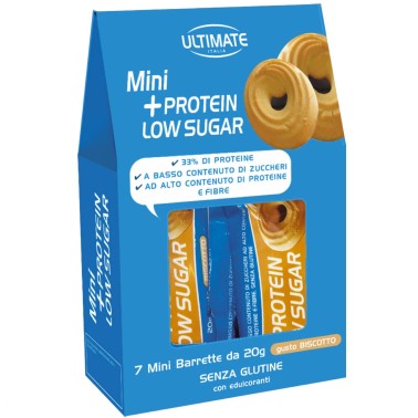 Ultimate Italia Mini +Protein Low Sugar - 7 barrette da 20 gr BARRETTE ENERGETICHE