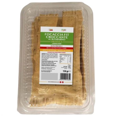 Ri.Ma. Benessere Focaccia Croccante Fit Proteica al Rosmarino - 150 gr AVENE - ALIMENTI PROTEICI