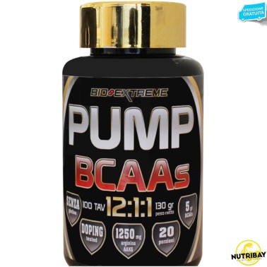 Bio Extreme Pump BCAA 12:1:1 - 100 tav AMINOACIDI BCAA