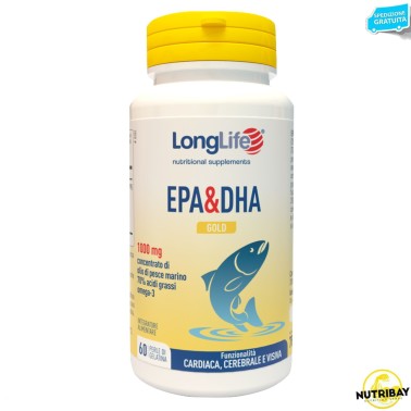 Long Life Epa&Dha Gold - 60 perle OMEGA 3