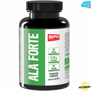 BPR NUTRITION ALA FORTE 600 mg - 60 caps BRUCIA GRASSI TERMOGENICI