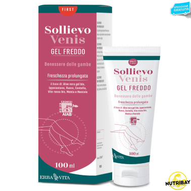 ERBA VITA SOLLIEVO VENIS CREMA GEL DEFATICANTE FREDDA 100 ml BENESSERE-SALUTE