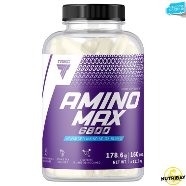 Trec Nutrition Aminomax 6800 - 160 caps  AMINOACIDI COMPLETI / ESSENZIALI