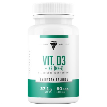 Trec Nutrition Vit. D3+K2 - 60 caps VITAMINE