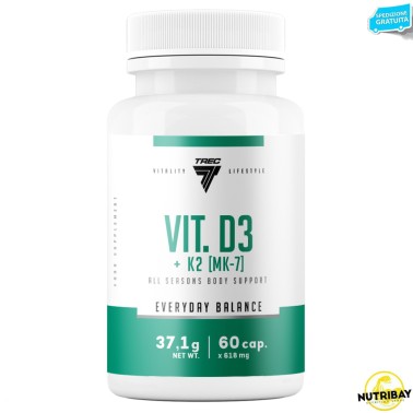 Trec Nutrition Vit. D3+K2 - 60 caps VITAMINE